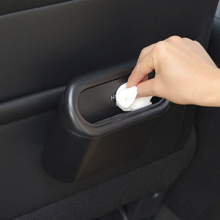 Spacious Car Bin with Flip Lid - Eco-Friendly Interior Waste Container