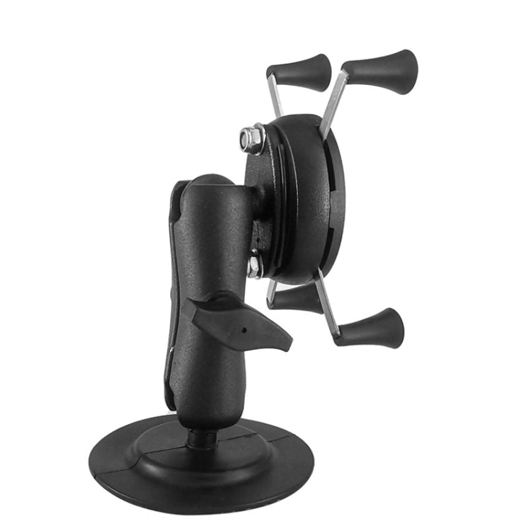 Versatile Curved Car Phone Holder with Adjustable Clamp and 360-Degree Rotation