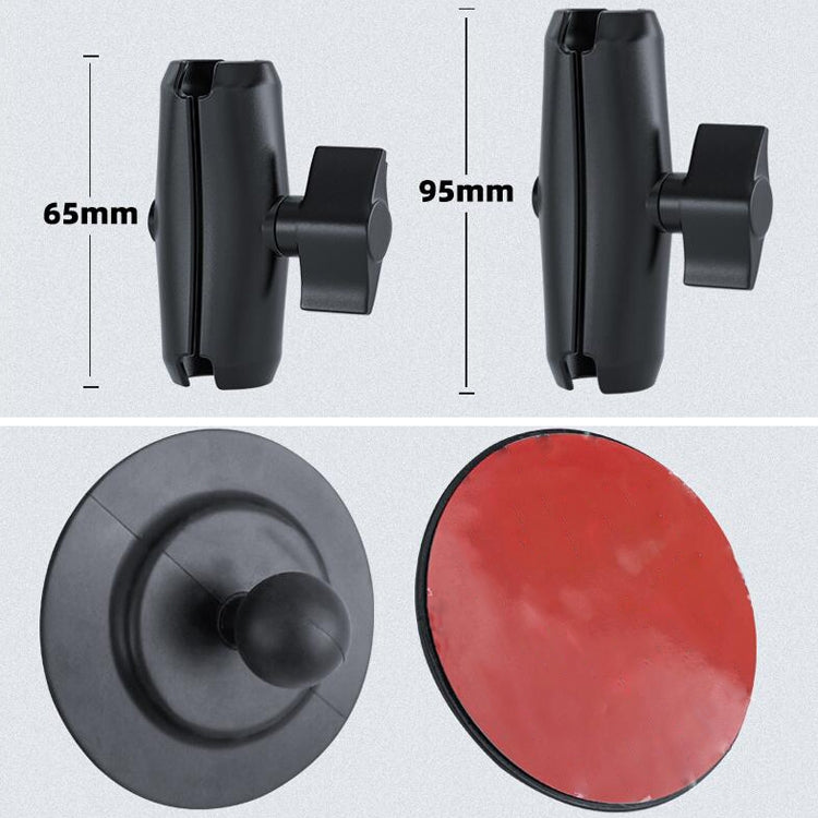 Versatile Curved Car Phone Holder with Adjustable Clamp and 360-Degree Rotation