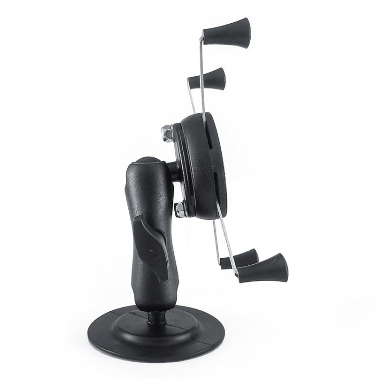 Versatile Curved Car Phone Holder with Adjustable Clamp and 360-Degree Rotation