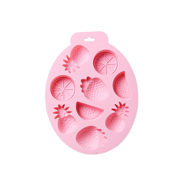 2 PCS Summer Fruit Style Cake Chocolate Baking Mold Silicone DIY Ice Cube Mold