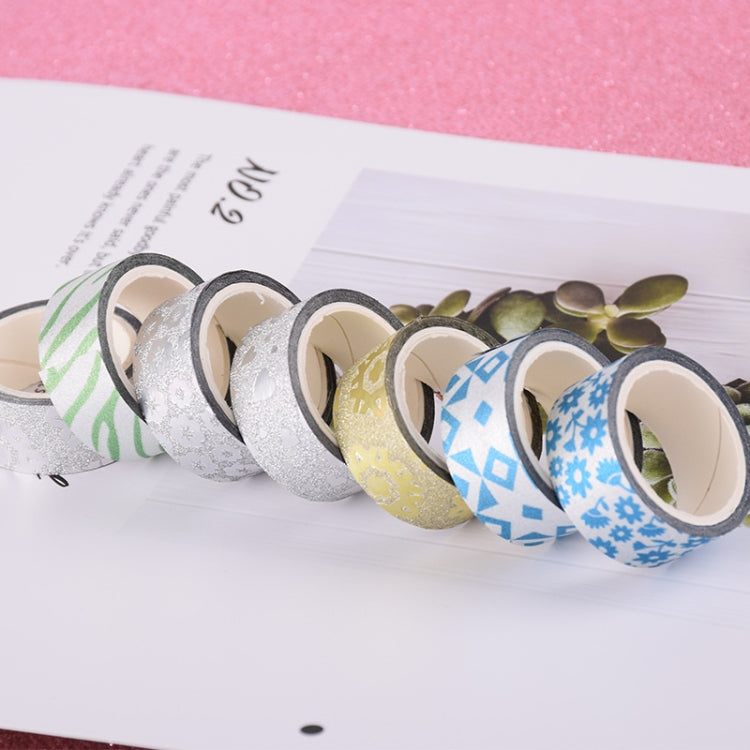 60 Colors / Box Glitter Tape Easy To Tear Manual DIY Tape