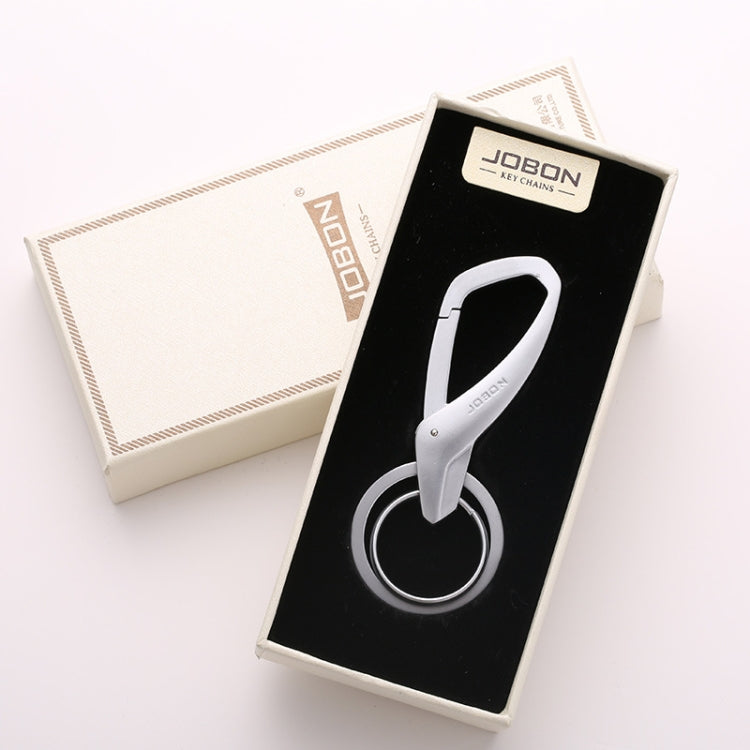 JOBON ZB-197 Stylish Zinc Alloy Car Keychain with Double Ring Design