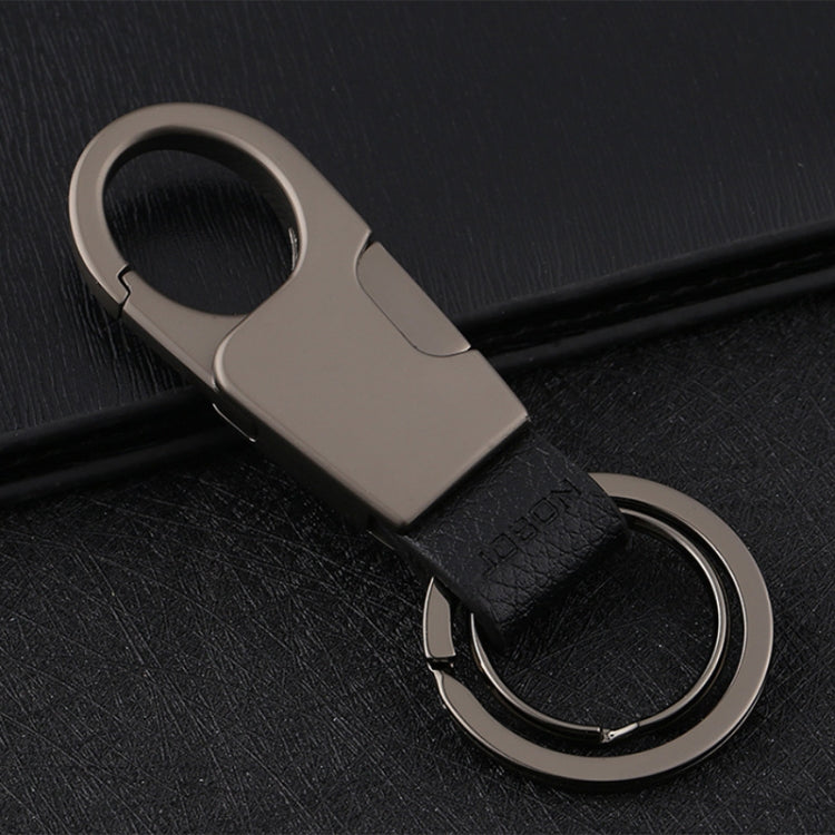 ZB-028YSK Stylish Zinc Alloy Car Keychain with Side Press Design