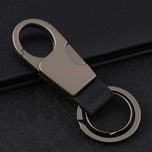 ZB-028YSK Stylish Zinc Alloy Car Keychain with Side Press Design