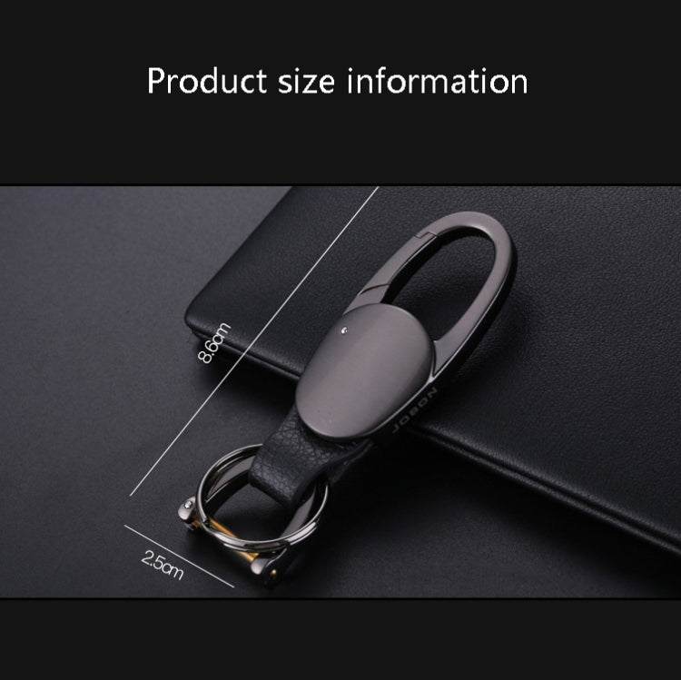 Premium Horseshoe Metal Keychain for Men - JOBON ZB-167A Waist Clip Key Holder