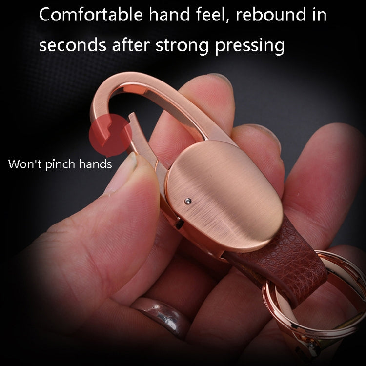 Premium Horseshoe Metal Keychain for Men - JOBON ZB-167A Waist Clip Key Holder