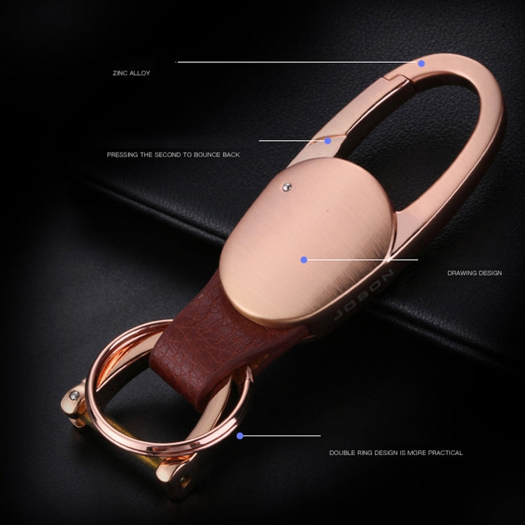 Premium Horseshoe Metal Keychain for Men - JOBON ZB-167A Waist Clip Key Holder