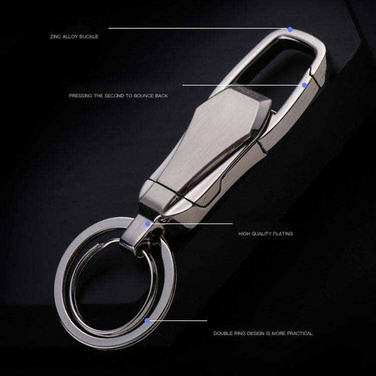 Versatile JOBON ZB-8780 Metal Keychain with Phone Holder – Stylish Zinc Alloy Car Key Accessory