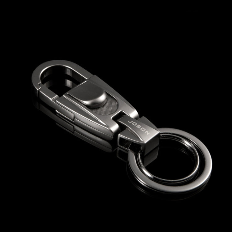 JOBON ZB-071 Men's Stylish Zinc Alloy Keychain with Dual Ring Design
