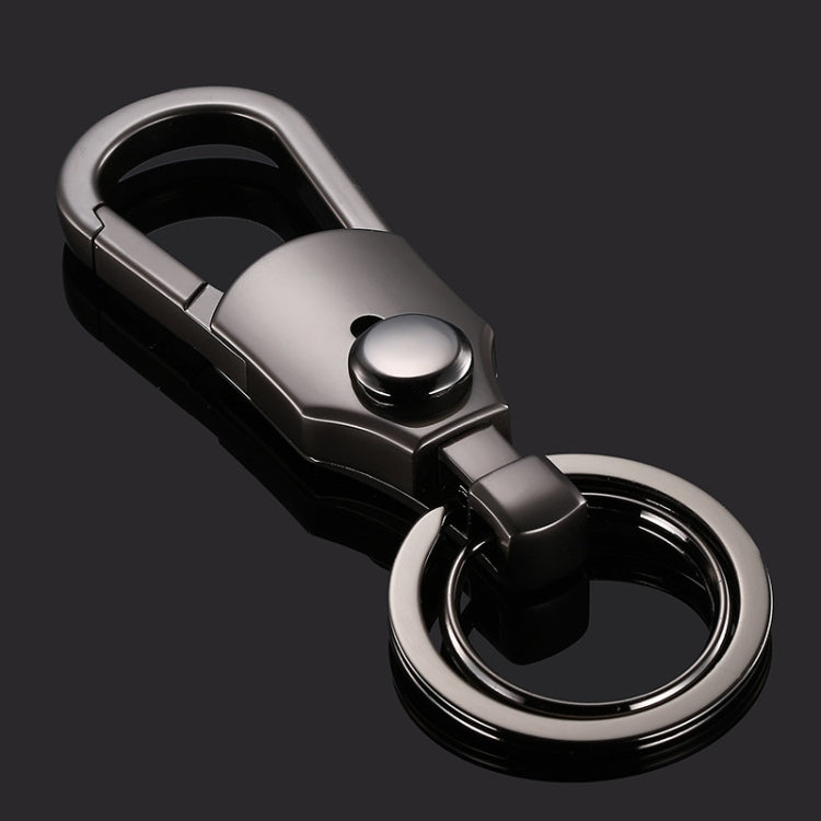 Stylish JOBON ZB-098 Zinc Alloy Car Key Pendant with Dual Ring Design