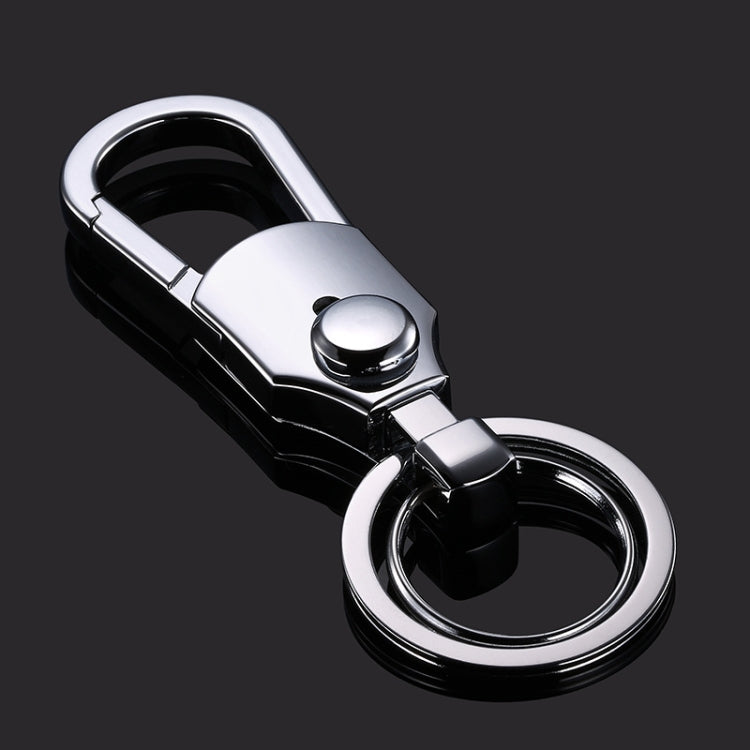 Stylish JOBON ZB-098 Zinc Alloy Car Key Pendant with Dual Ring Design