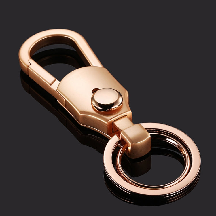 Stylish JOBON ZB-098 Zinc Alloy Car Key Pendant with Dual Ring Design