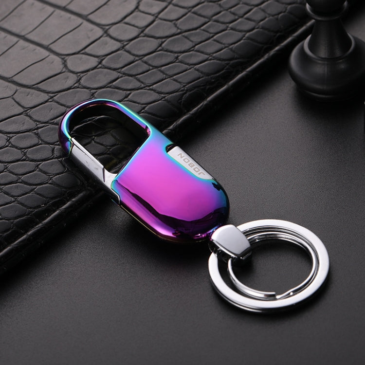 Stylish JOBON ZB-176 Zinc Alloy Car Keychain with Side-Press Button