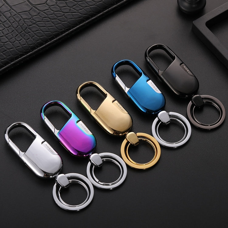 Stylish JOBON ZB-176 Zinc Alloy Car Keychain with Side-Press Button