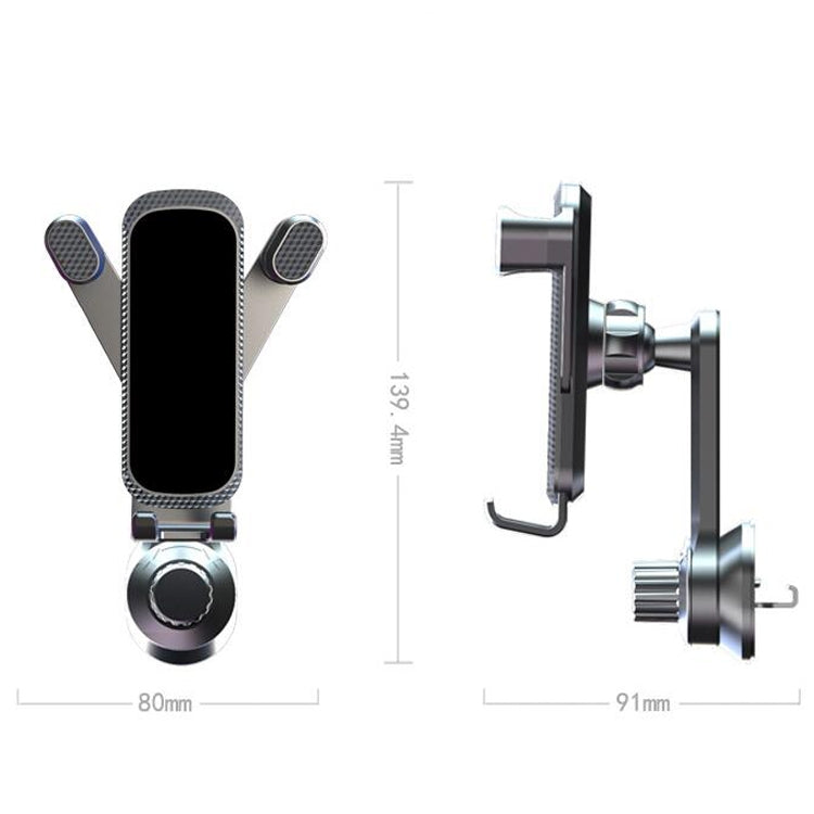 Universal Car Phone Holder with Extended Bracket for Air Vent