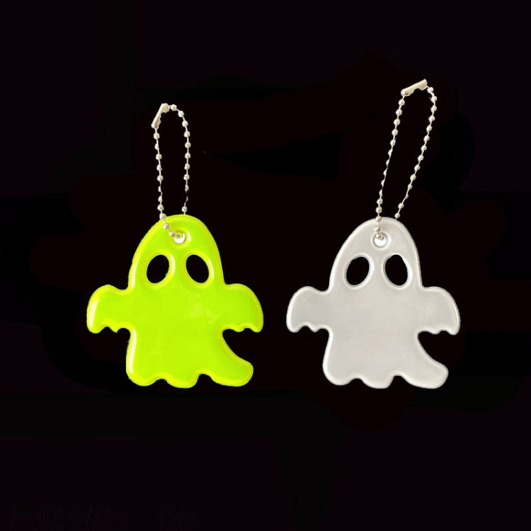 2pcs Ghost Reflective Waterproof Pendant Student Schoolbag Night Riding Reflector Random Colour Delivery
