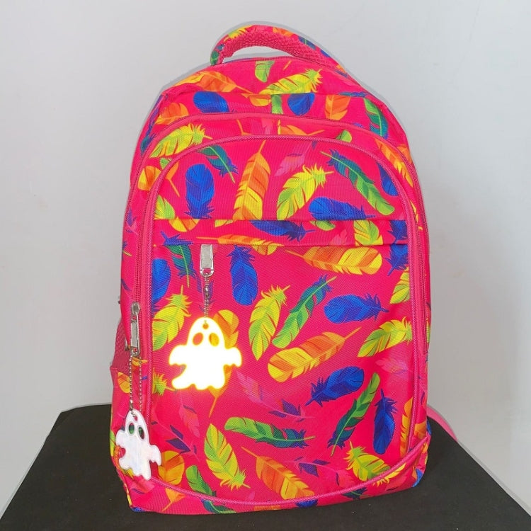 2pcs Ghost Reflective Waterproof Pendant Student Schoolbag Night Riding Reflector Random Colour Delivery