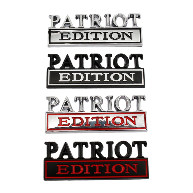 2 PCS Patriot Edition Metal Leaf Board Car Stickers Back Tail Box Label