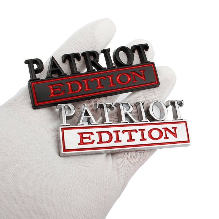 2 PCS Patriot Edition Metal Leaf Board Car Stickers Back Tail Box Label