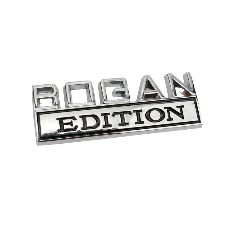 2 PCS Modified Side Door Metal Car Stickers Bogan Edition Label Leaf Board Nameplate Label, BOGAN