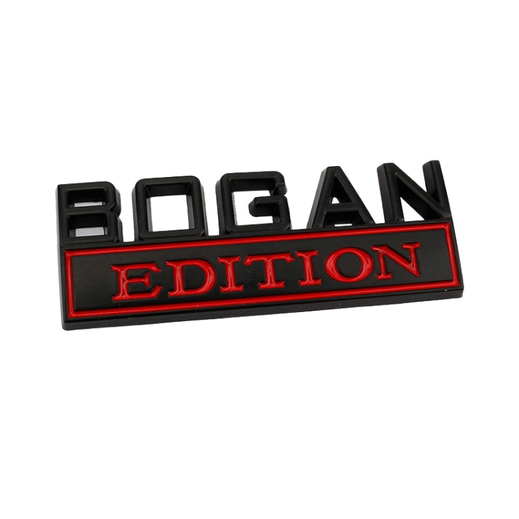 2 PCS Modified Side Door Metal Car Stickers Bogan Edition Label Leaf Board Nameplate Label, BOGAN