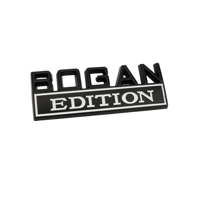 2 PCS Modified Side Door Metal Car Stickers Bogan Edition Label Leaf Board Nameplate Label, BOGAN
