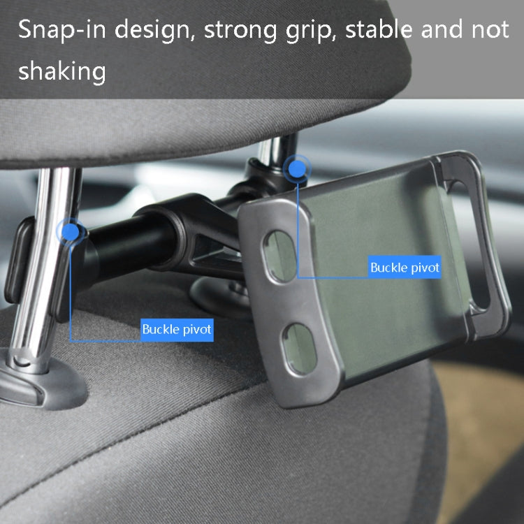 Versatile Telescopic Car Seat Mobile Phone Holder with 360° Rotation