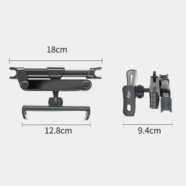 Versatile Telescopic Car Seat Mobile Phone Holder with 360° Rotation