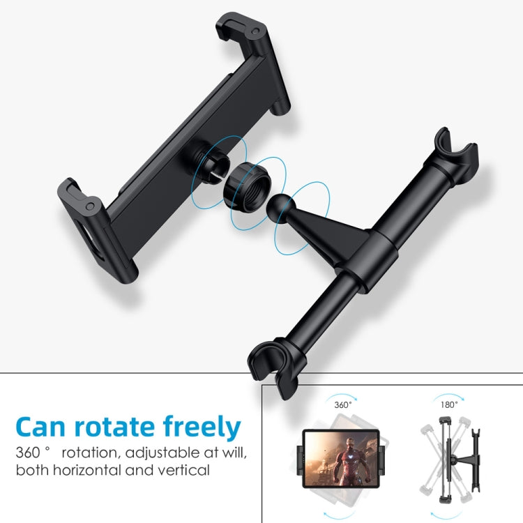 Versatile Telescopic Car Seat Mobile Phone Holder with 360° Rotation