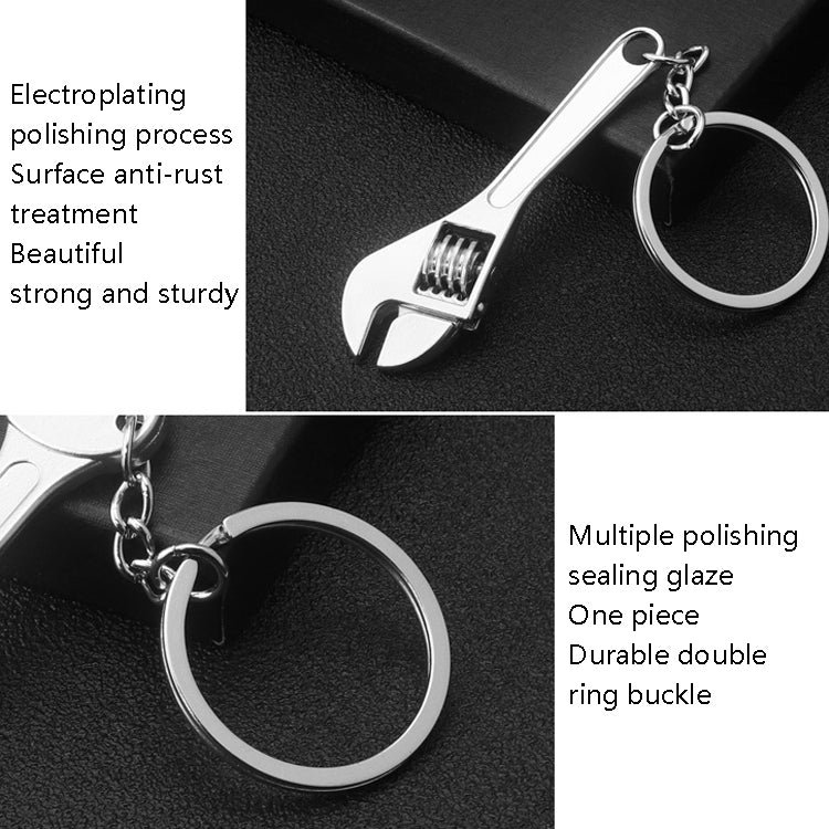 Set of 10 Elegant Zinc Alloy Keychain Carabiners