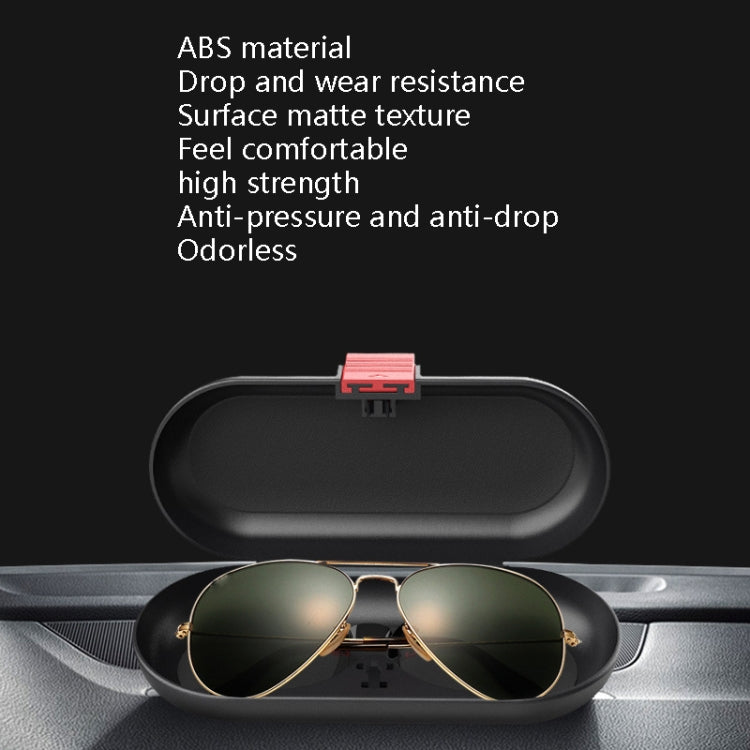 Multi-Purpose Visor Storage Case for Glasses and Cards in Your Car