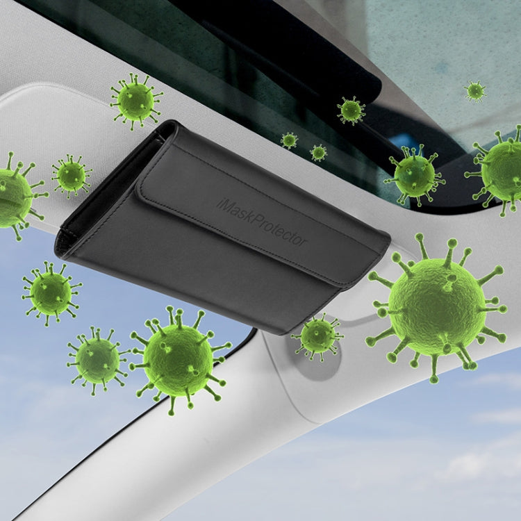 Stylish Car Mask Holder and Dispenser with Hook - Convenient Storage Solution for Masks