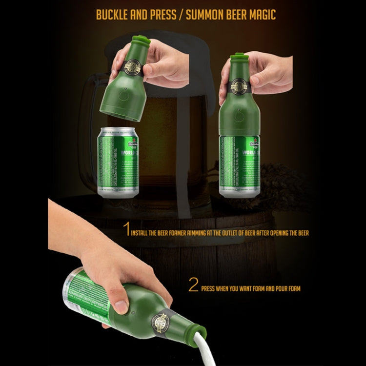 Ultrasonic Canned Beer Bubbler Wine Bottle Shape Beer Bubbler