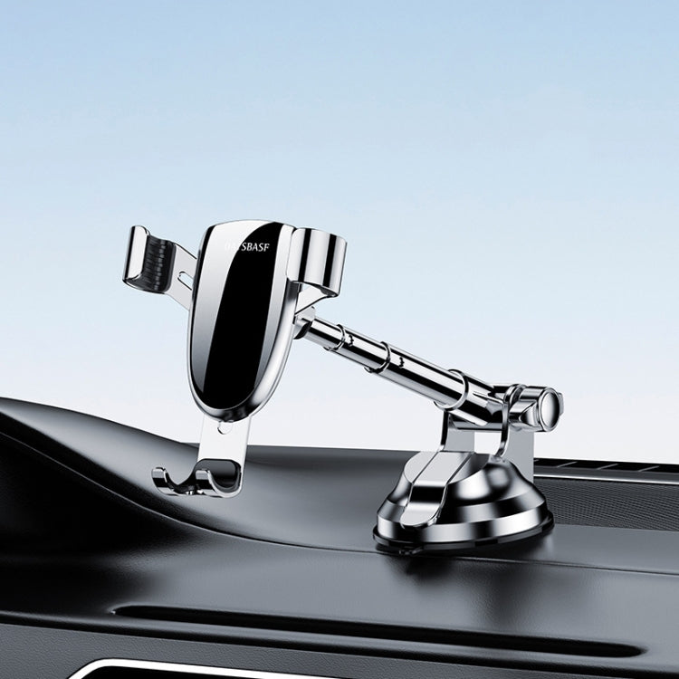 Magnetic Telescopic Car Phone Mount with Powerful Suction Cup for Safe Navigation
