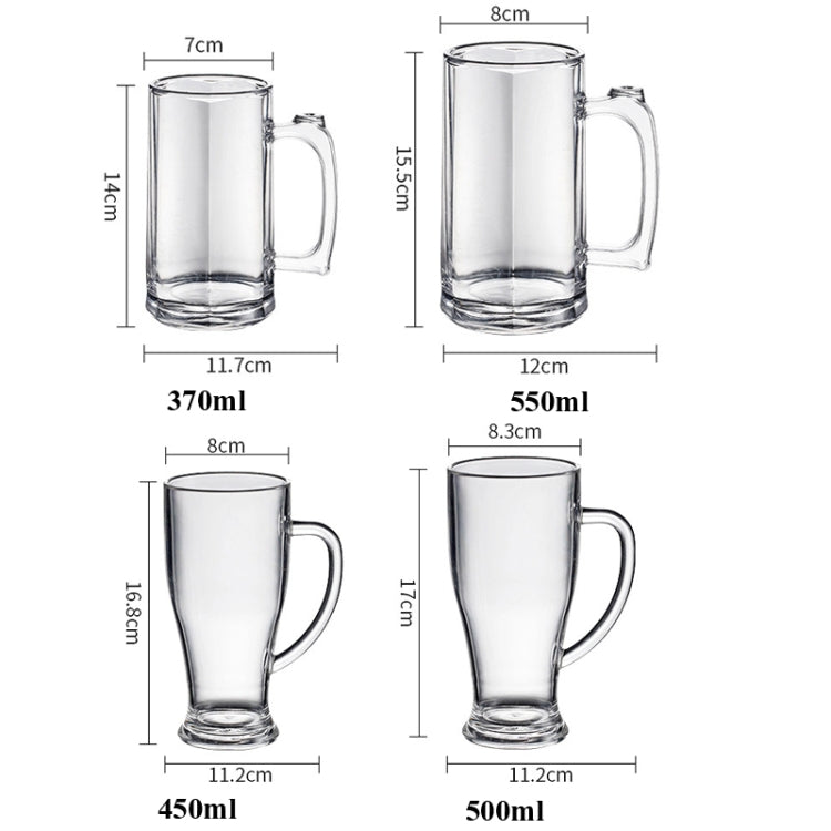 Acrylic Beer Glass KTV Bar Beer Glass