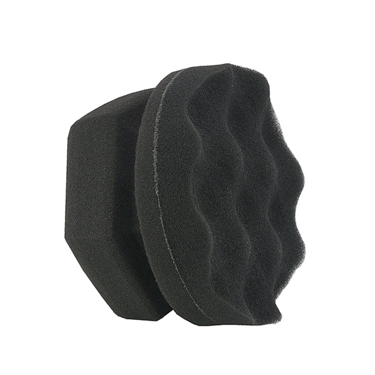 Hand-Grabbing Waves High Density Car Tire Wax Sponge Leather Wax Sponge, Specification: