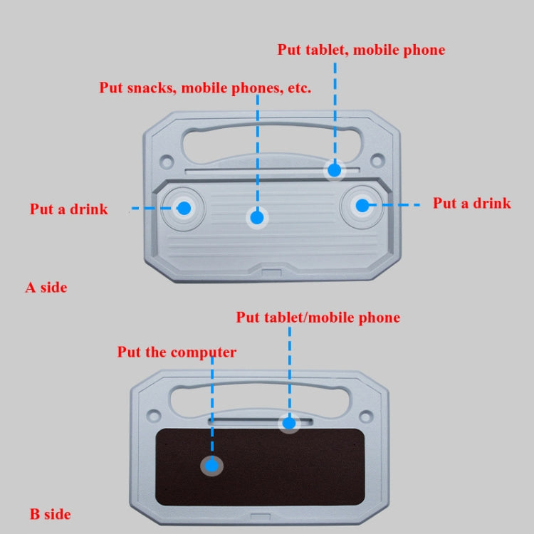 Versatile Car Steering Wheel Table: Multi-Functional Desk and Holder for Work, Dining, and Entertainment