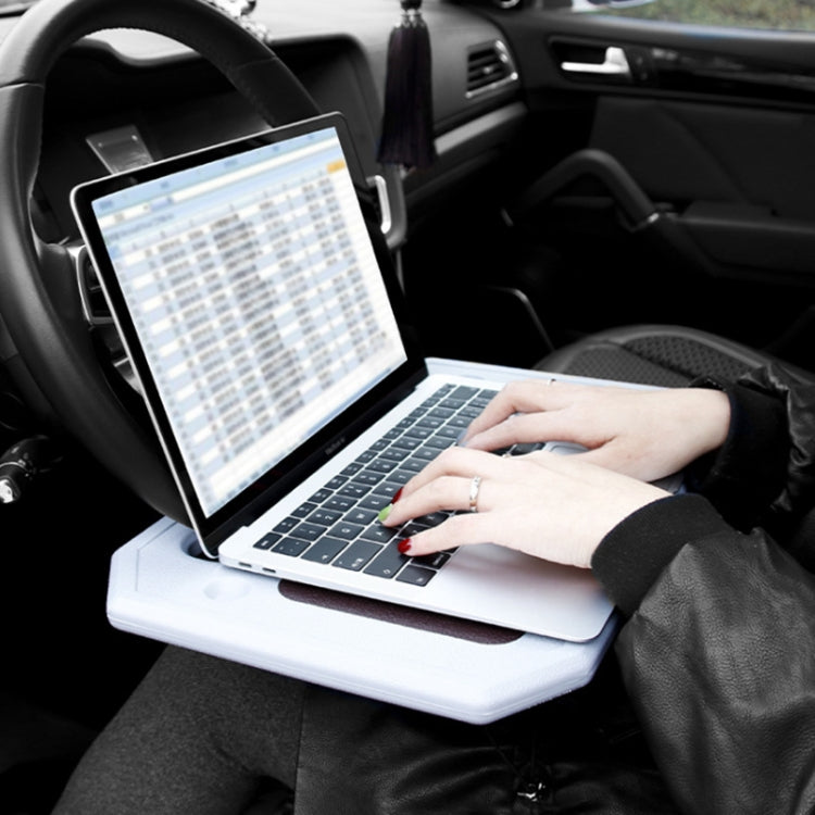 Versatile Car Steering Wheel Table: Multi-Functional Desk and Holder for Work, Dining, and Entertainment