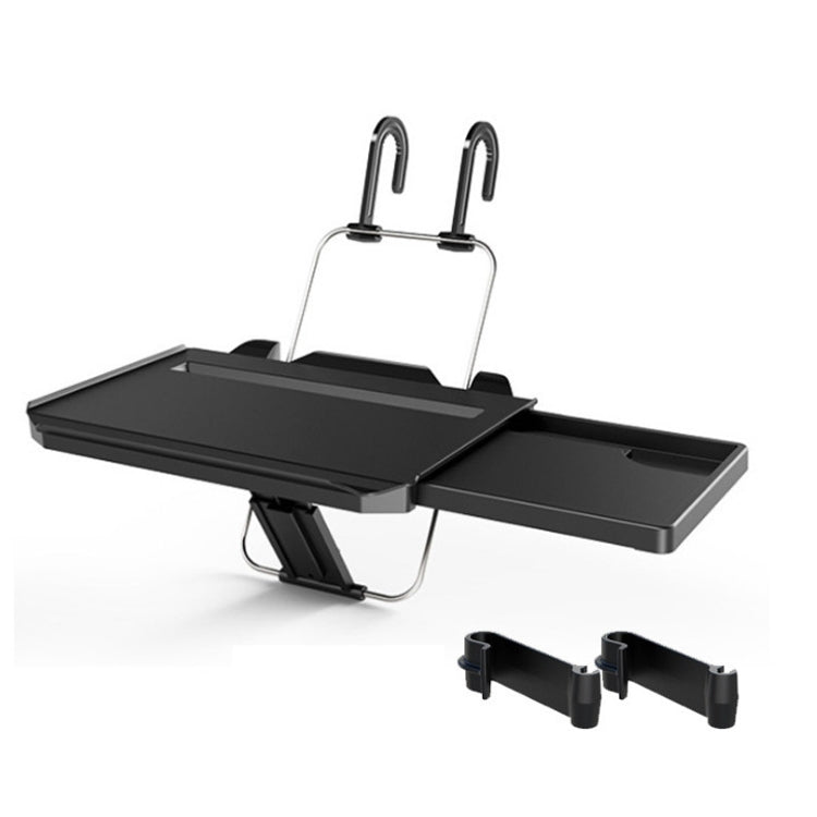 Versatile Car Steering Wheel Table with Drawer and iPad Slot - Perfect for Meals and Work on the Go