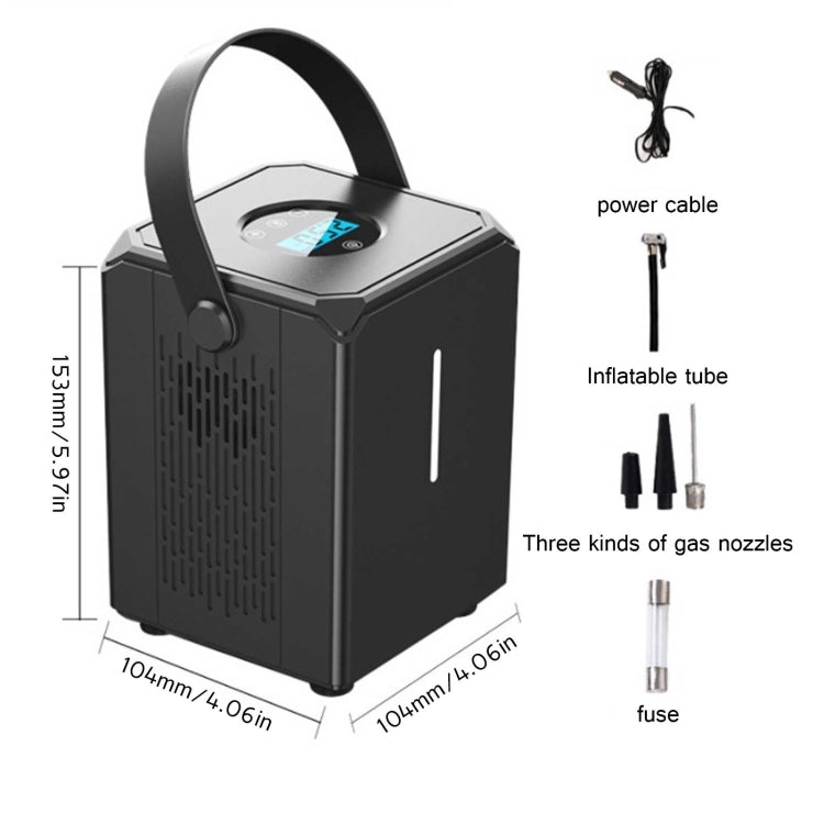 DC12V 120W Car Air Pump Wired Wireless Two-In-One Digital Air Pump