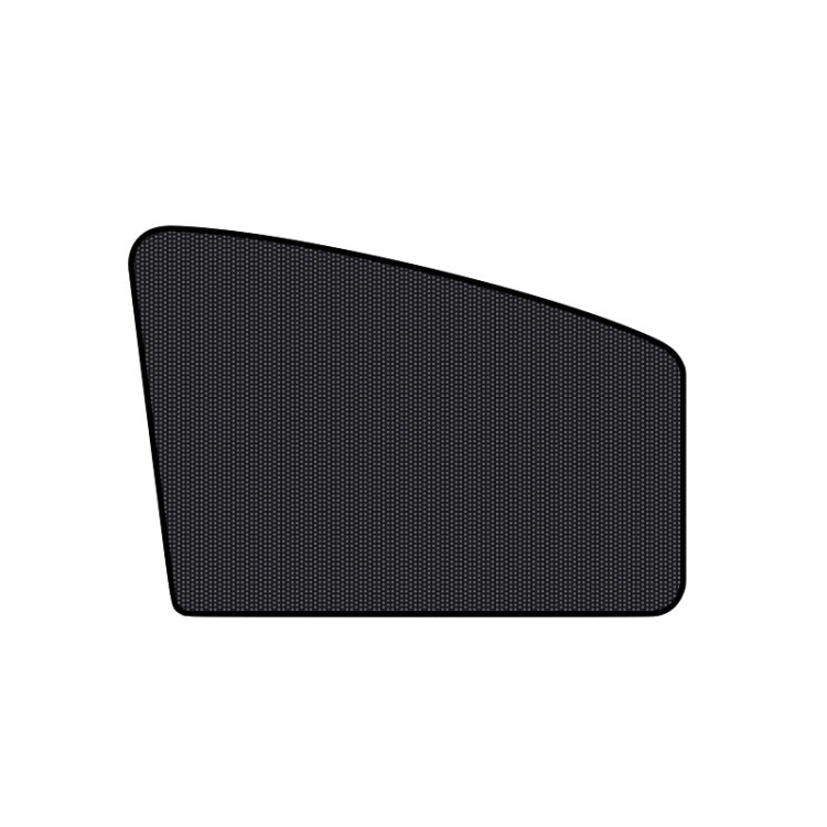 Magnetic Mesh Car Sunshade Curtains - 4 Piece Set for Ultimate Sun Protection