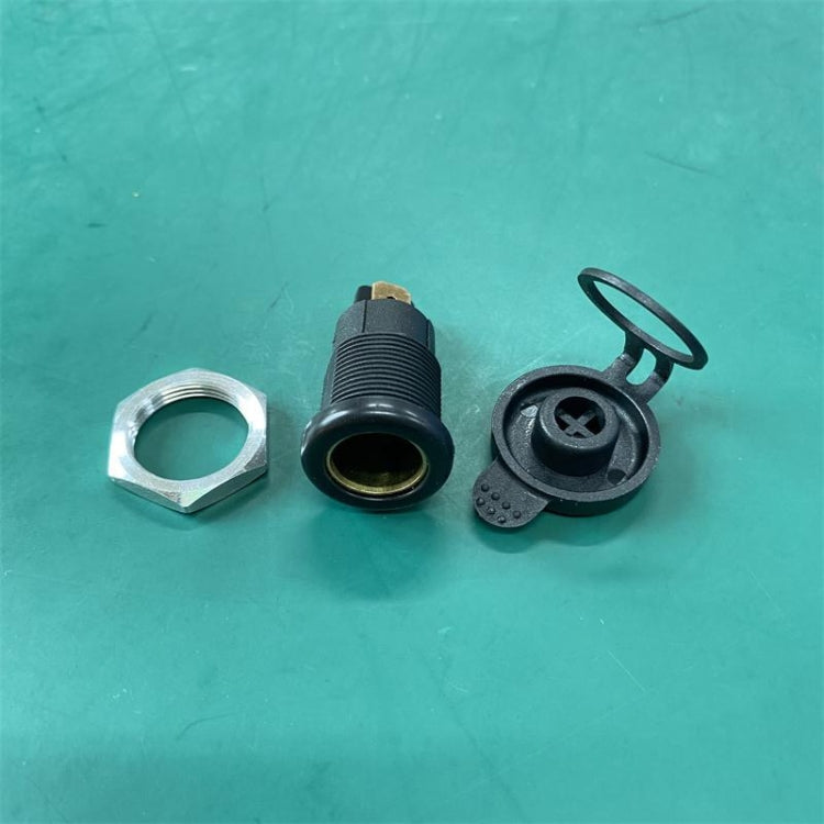 2 PCS EU Small Caliber Car Spot Cigarette Lighter 12/24V Cigarette Lighter Modified Female Seat, EU Small Caliber