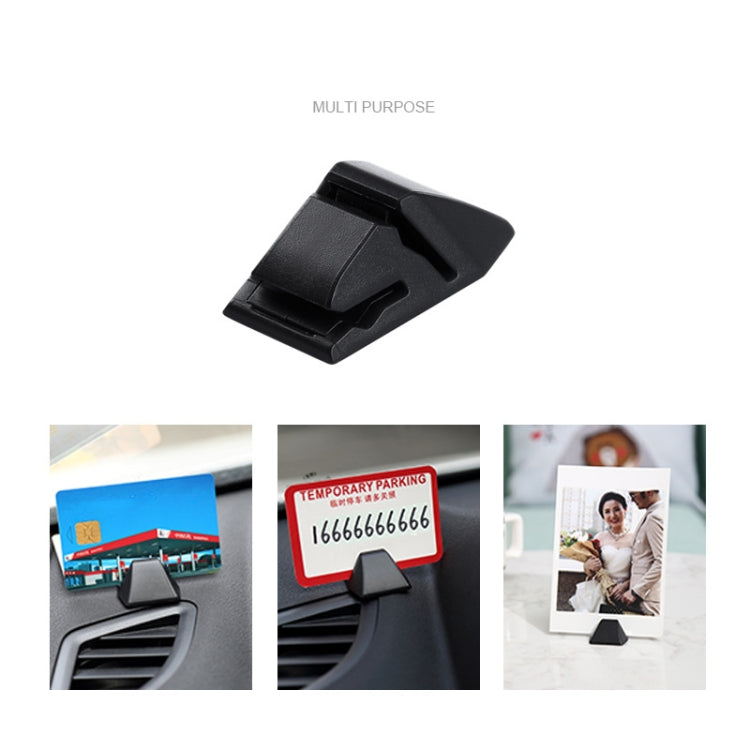 4-Piece Car Ticket Organiser Clip for Easy Parking Card Storage