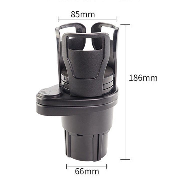 Adjustable Multi-Functional Car Cup Holder and Beverage Organizer