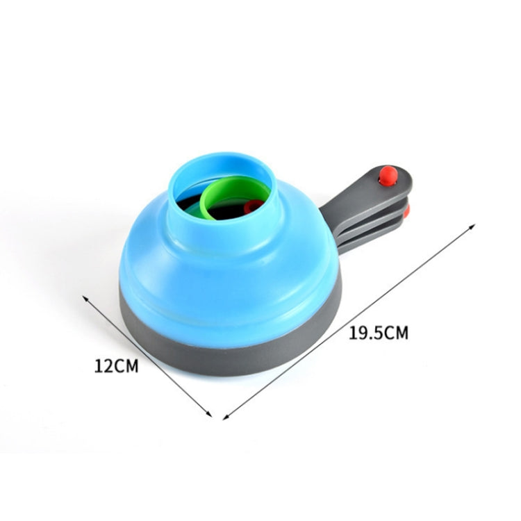 3 In 1 Folding Plastic Funnel Jam Funnel Oil Drain, Specification: 19.5x12cm