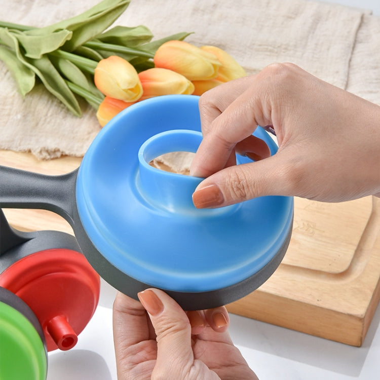 3 In 1 Folding Plastic Funnel Jam Funnel Oil Drain, Specification: 19.5x12cm