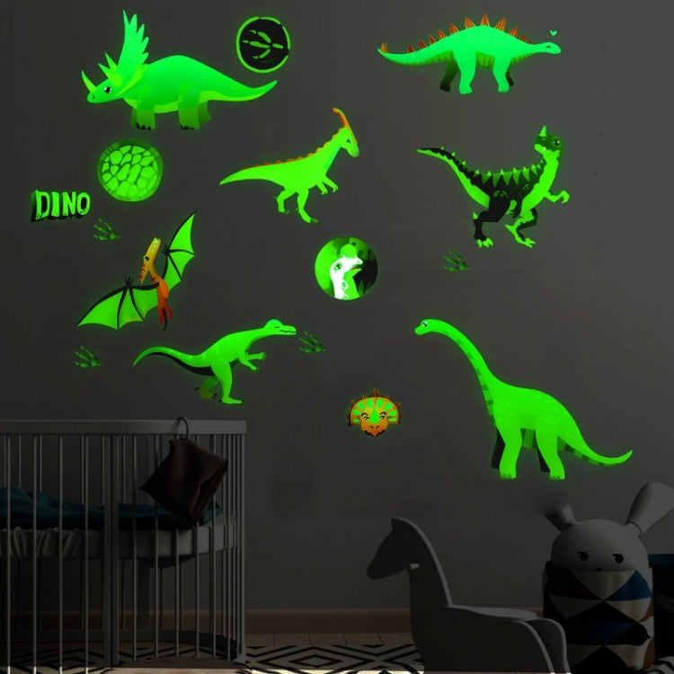 AFG3353 4 Hours Luminous Dinosaur Wall Sticker, Specification: 21x29cm