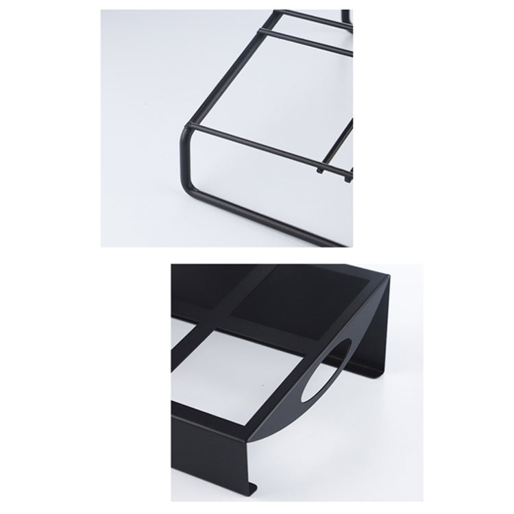 Stainless Steel Bar Plastic Fruit Plate Rack, without Fruit Dish
