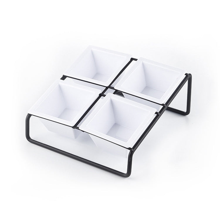 Stainless Steel Bar Plastic Fruit Plate Rack, without Fruit Dish
